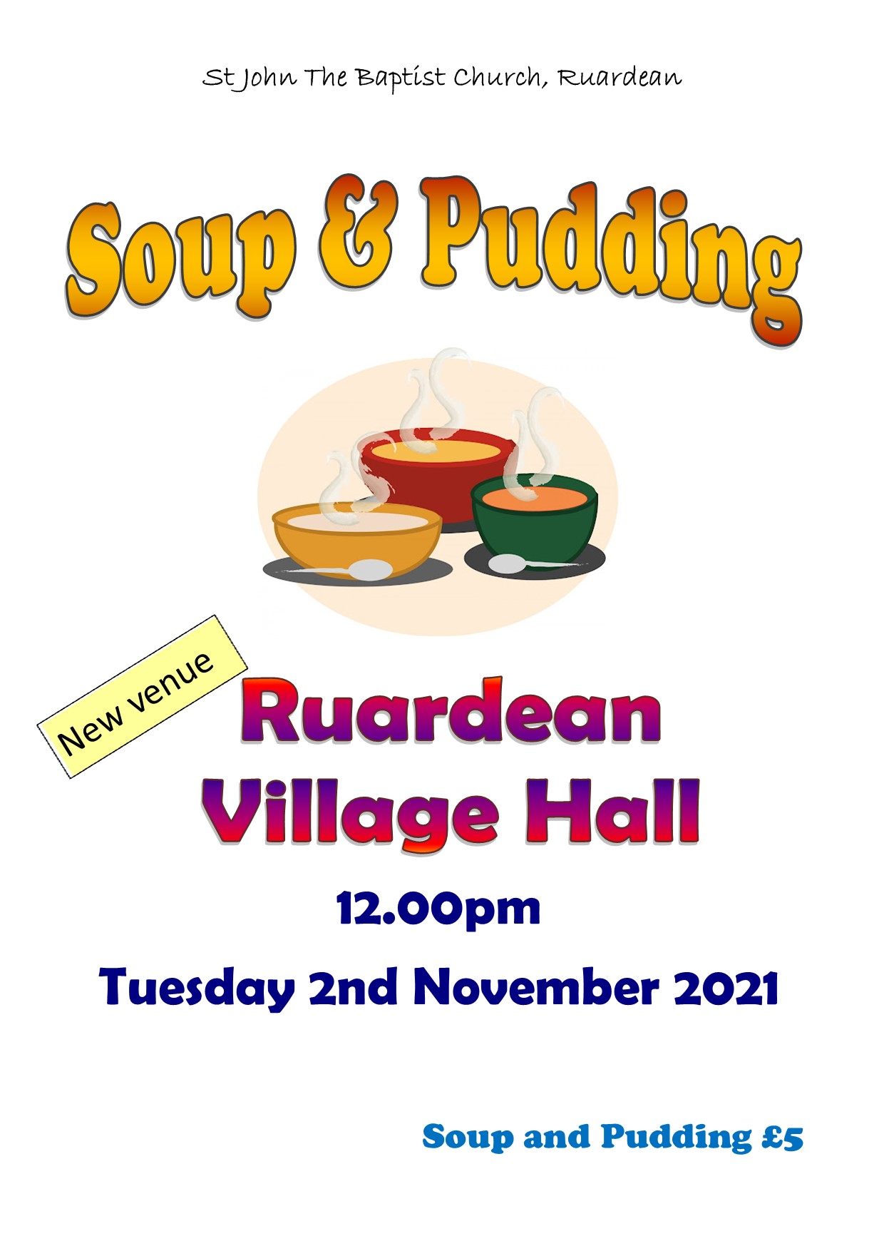 Soup and Pudding Poster
