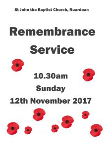 Remembrance 2017 main poster