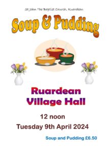 Soup and Pudding April 2024